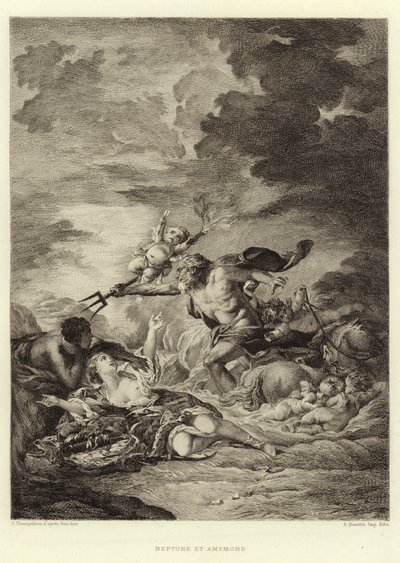 Nettuno e Amimone da Francois (after) Boucher
