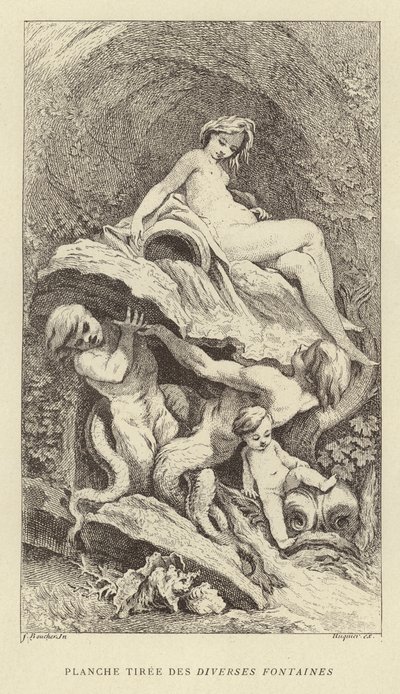 Tavola tratta da Diverse Fontane da Francois (after) Boucher