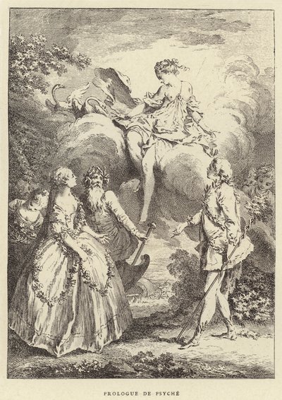 Prologo di Psiche da Francois (after) Boucher