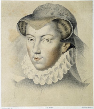 Luisa di Lorena da Francois (after) Clouet