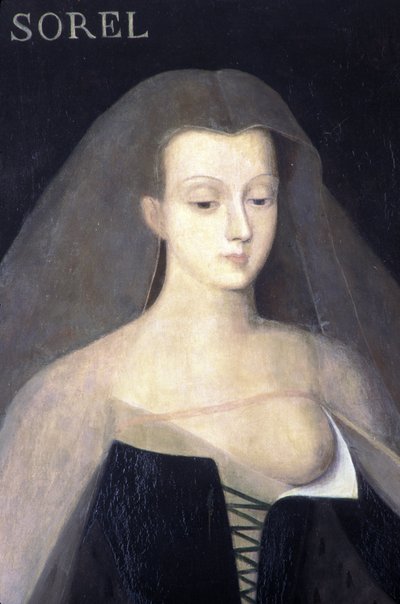 Ritratto di Agnese Sorel da Francois (after) Clouet