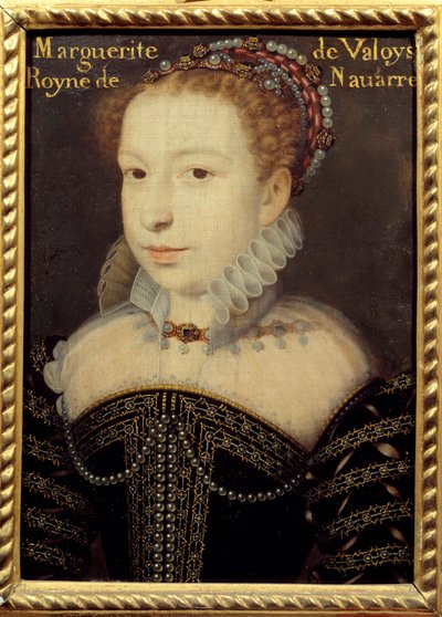 Ritratto di Margherita di Valois (1553-1615) o Regina Margot da Francois (after) Clouet