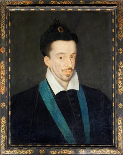 Ritratto del re francese Enrico III (1551-1589), c.1582-86 da Francois (attr.to) Quesnel