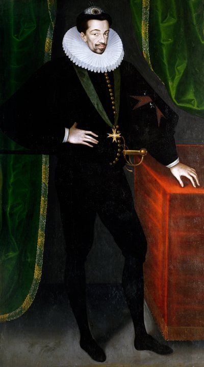 Ritratto di Enrico III di Francia, Re di Polonia da Francois (circle of) Quesnel