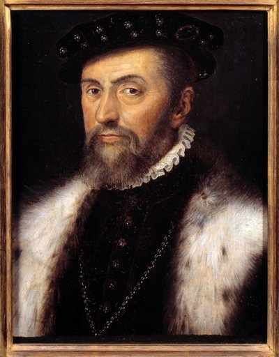 Ritratto di Anne Duc de Montmorency (1492-1567) Connestabile di Francia da Francois (workshop of) Clouet