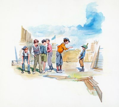 Banda, da I ragazzi della via Pál, romanzo per bambini di Ferenc Molnár da Francois Alaux