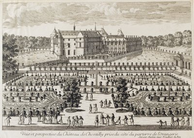 Vista del Castello di Chantilly dall