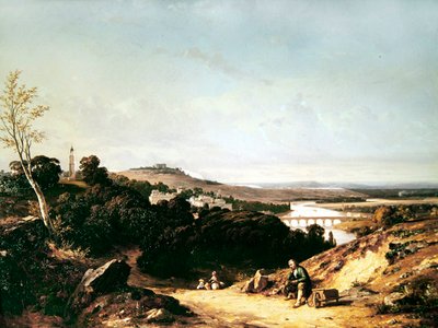 Saint-Cloud e la lanterna di Demostene da Francois Antoine Leon Fleury