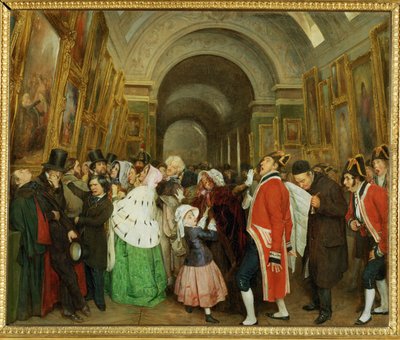 Le quattro del salone significano anche orario di chiusura... da François Auguste Biard