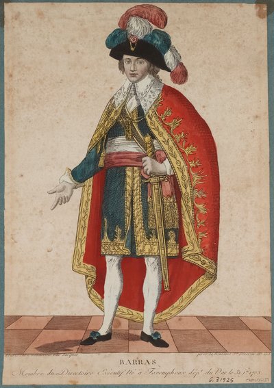 Ritratto di Paul de Barras da Francois Bonneville