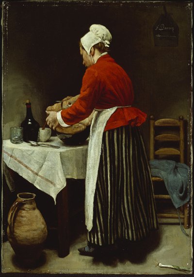 La domestica, c.1875 da François Bonvin