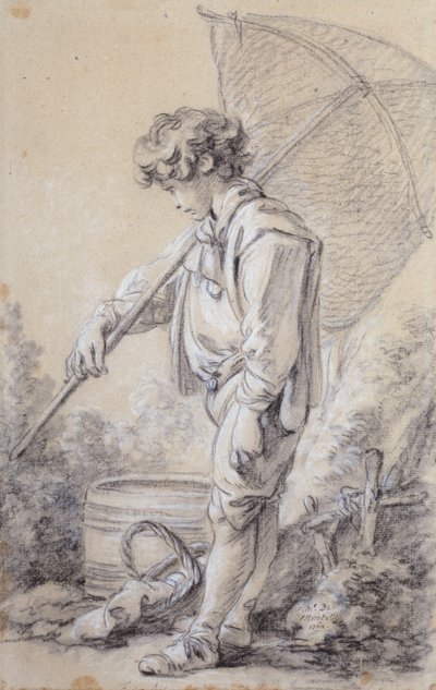Un ragazzo con una rete da François Boucher