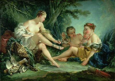 Diana dopo la caccia da François Boucher