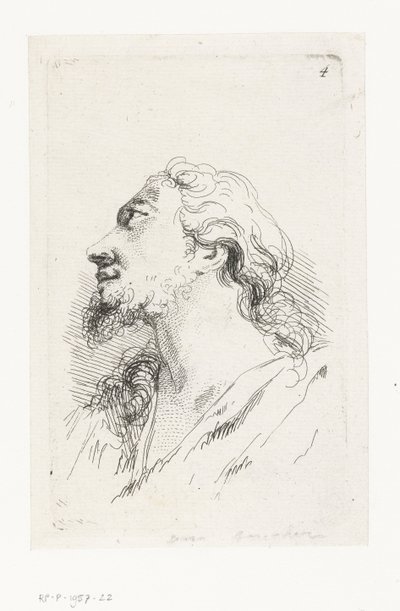 Testa di Cristo da François Boucher