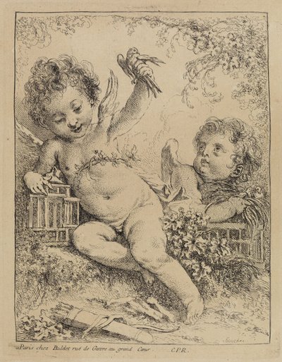 La tortora in gabbia da François Boucher