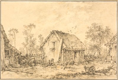 Paesaggio con Casetta Rustica da François Boucher
