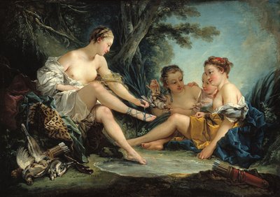 Il riposo delle ninfe al ritorno dalla caccia, detto Il ritorno dalla caccia di Diana da François Boucher