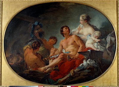 Les forges de Vulcain da François Boucher