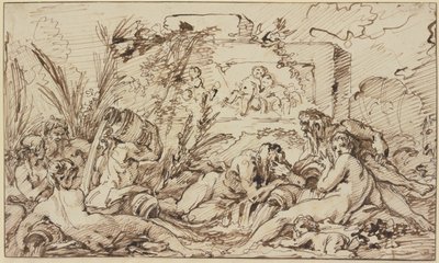 Ninfe e divinità fluviali da François Boucher