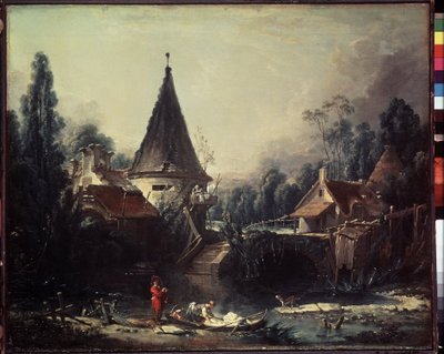 Paesaggio vicino a Beauvais da François Boucher