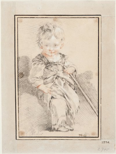 Ragazzo seduto da François Boucher