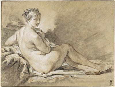 Studio di un nudo femminile - François Boucher (1703-1770) da François Boucher