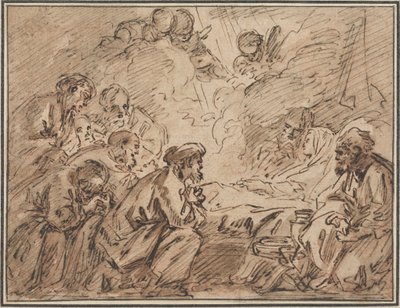 La morte della Vergine da François Boucher