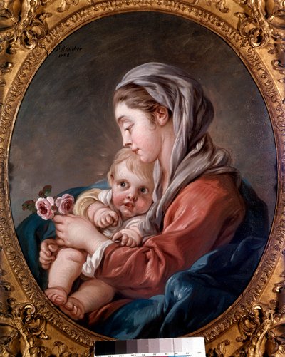 La Vergine e il Bambino Gesù da François Boucher