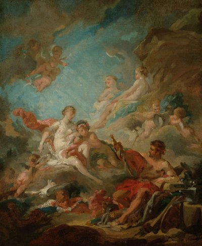 Venere nella bottega di Vulcano da François Boucher
