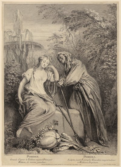 Vertumno e Pomona da François Boucher