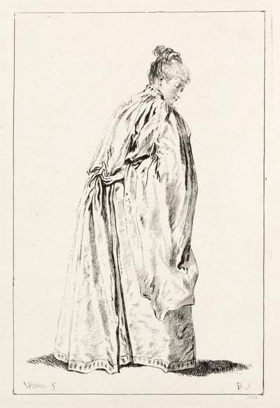 Donna in piedi da François Boucher