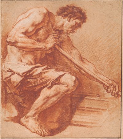 Operaio in una fucina da François Boucher