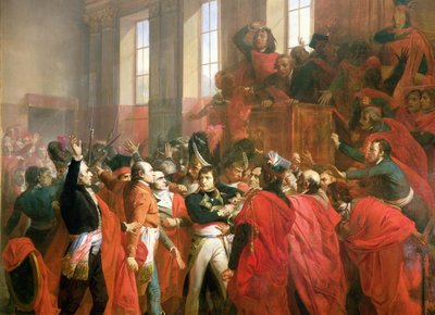 Bonaparte e il Consiglio dei Cinquecento a St. Cloud, 10 novembre 1799 (dettaglio) da Francois Bouchot