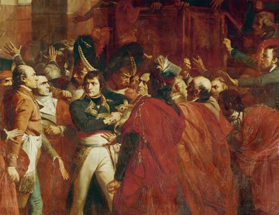 Il generale Bonaparte al Conseil des Cinq-cents di St ... da Francois Bouchot
