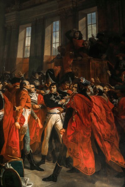 Il generale Bonaparte al consiglio dei Cinquecento a Saint-Cloud da Francois Bouchot