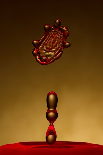 Dynamic Gold Red Splash da Francois Casanova
