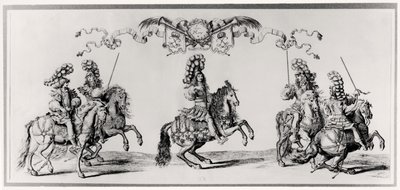 Carrousel per Luigi XIV (1639-1715) c.1662 da Francois Chauveau