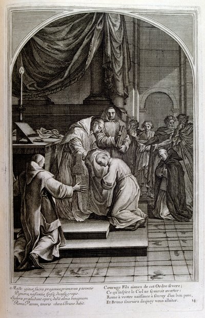 Incisione di Francois Chauveau 1680 