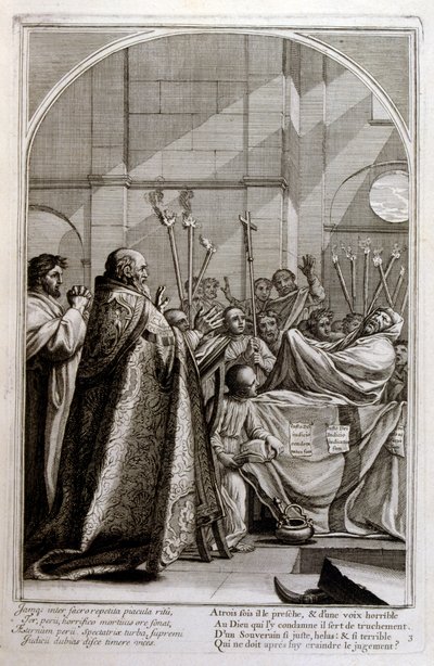Incisione di Francois Chauveau 1680 