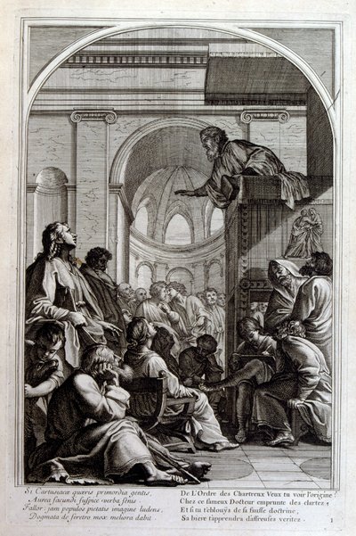 Incisione di François Chauveau 1680 