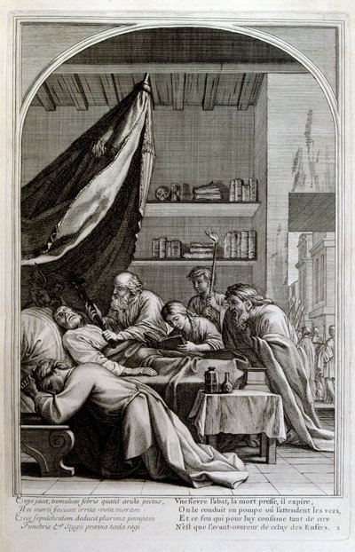 Incisione di François Chauveau 1680 