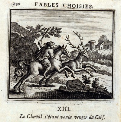 Il cavallo voleva vendetta per il cervo da Francois Chauveau