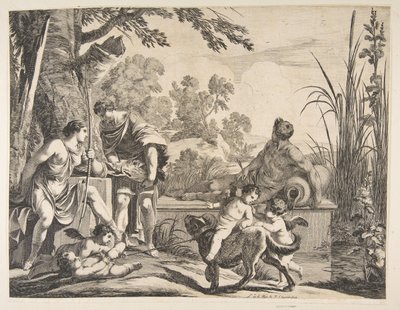 Meleagro e Atalanta, 1643 da Francois Chauveau