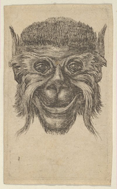 Maschera di Scimmia, da Divers Masques, ca. 1635-45 da Francois Chauveau
