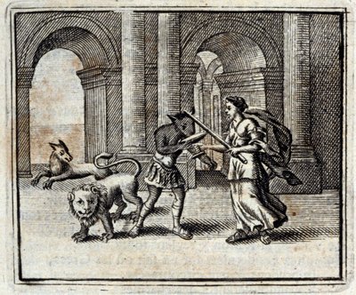 I Compagni di Ulisse. Favole di Jean de La Fontaine (1621-95). Illustrazione di François Chauveau (1613-1676). Edizione del 1728 da Francois Chauveau