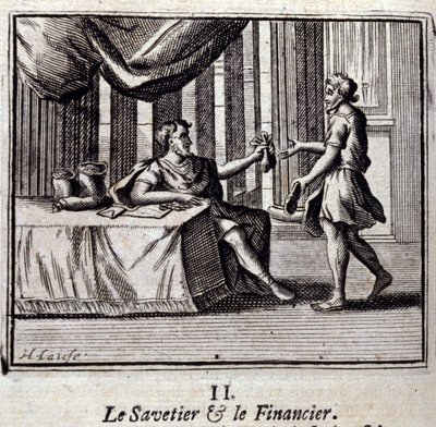 Il calzolaio e il cercatore da Francois Chauveau