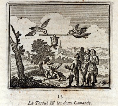 La tartaruga e le due anatre da Francois Chauveau
