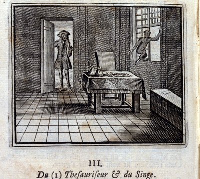 Il tesaurizzatore e la scimmia da Francois Chauveau