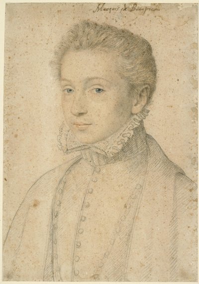 Ritratto di Henri de Bourbon, marchese di Beaupréau da François Clouet