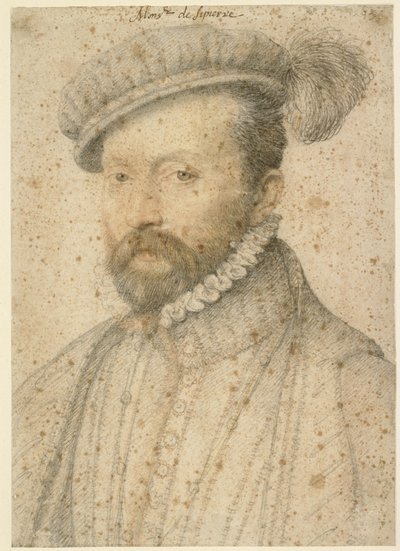 Ritratto di Philibert de Marcilly, signore di Sipierre da François Clouet